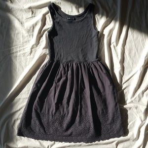 Used GAP Kids Girls Navy Mix-Media Tank Dress